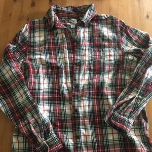 L.L Bean M Flannel Shirt